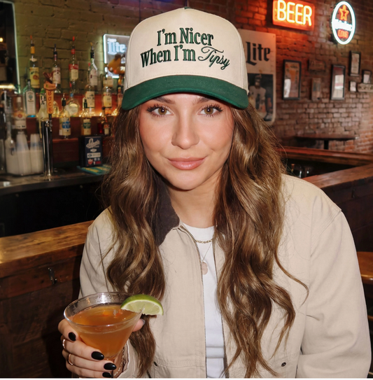 I'm Nicer When I'm Tipsy Trucker Hat